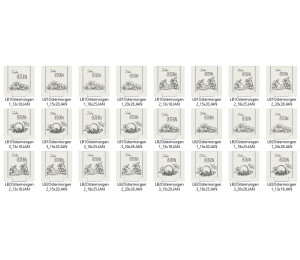 Stickserie - ITH Lichtbeutel Ostermorgen - 3 Motive & 4 Größen